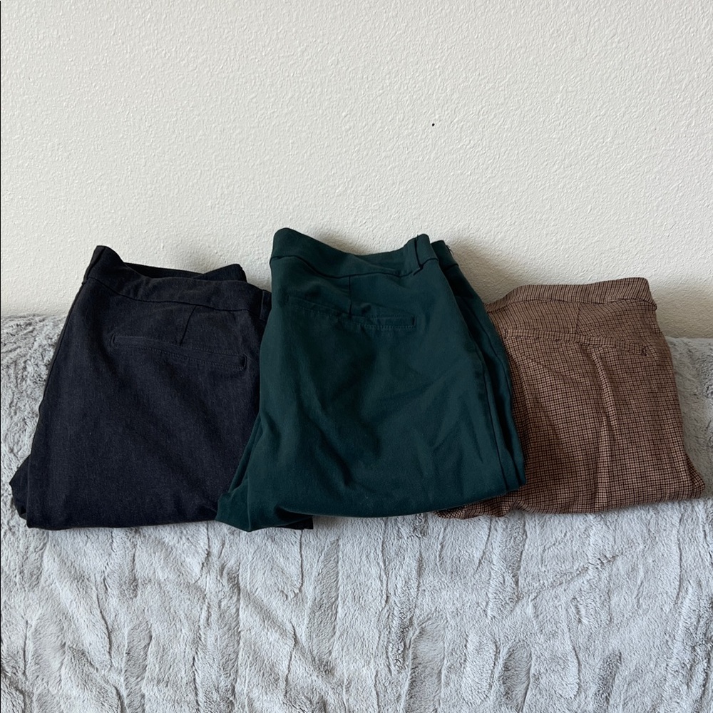 Old Navy Women’s Chinos in Black, Green, and Brown